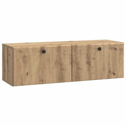 vidaXL Wall-Mounted TV Cabinet 98 x 31 x 30 cm Artisan Oak