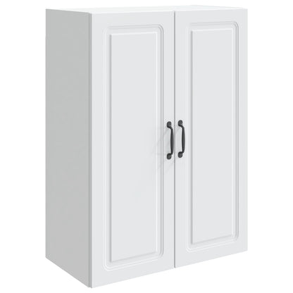 vidaXL Wall-Mounted Cabinet White 66 x 34.5 x 90 cm Engineered Wood