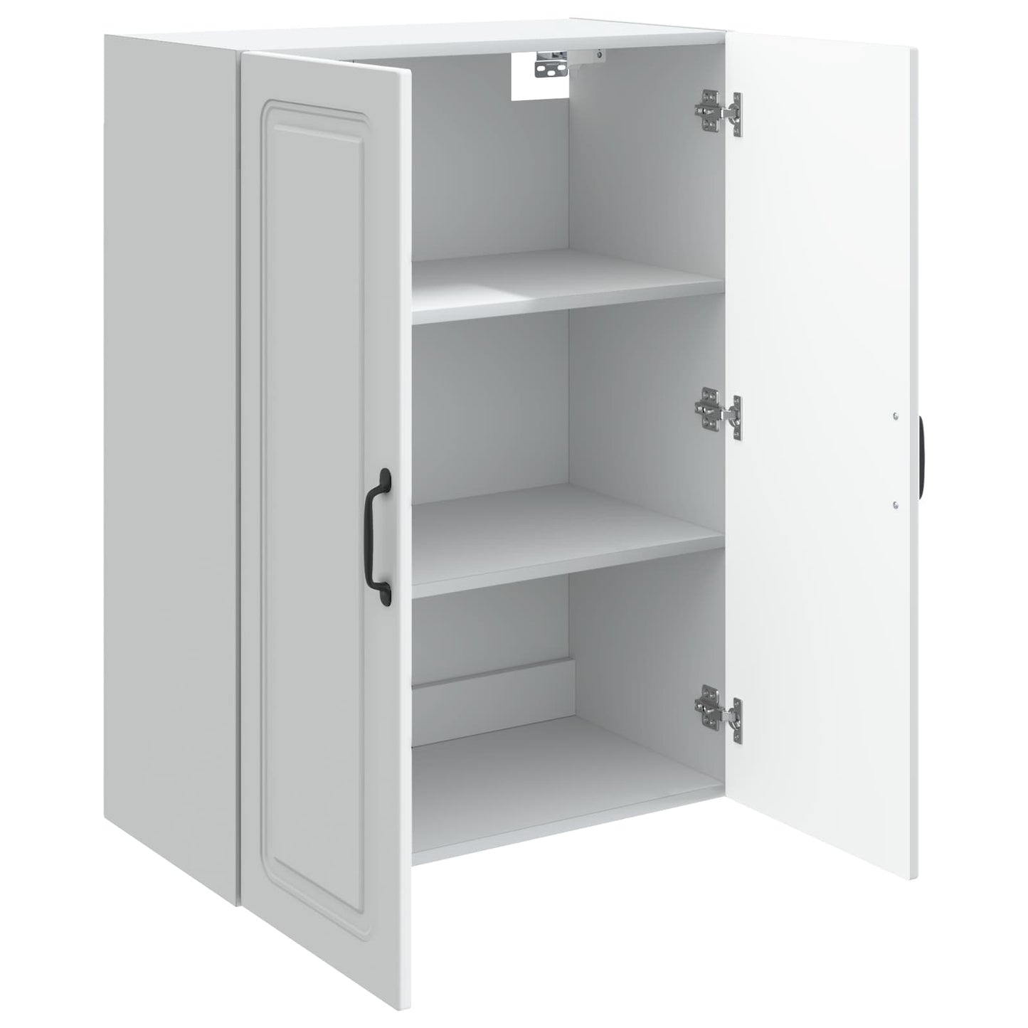 vidaXL Wall-Mounted Cabinet White 66 x 34.5 x 90 cm Engineered Wood
