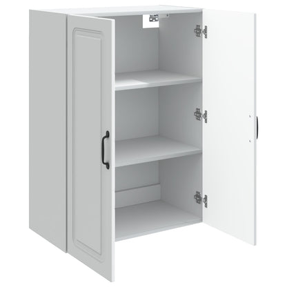 vidaXL Wall-Mounted Cabinet White 66 x 34.5 x 90 cm Engineered Wood