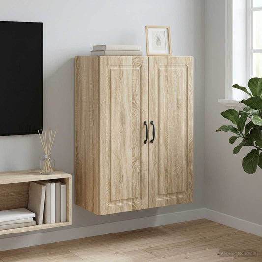 vidaXL Wall-Mounted Cabinet Sonoma Oak 66 x 34.5 x 90 cm