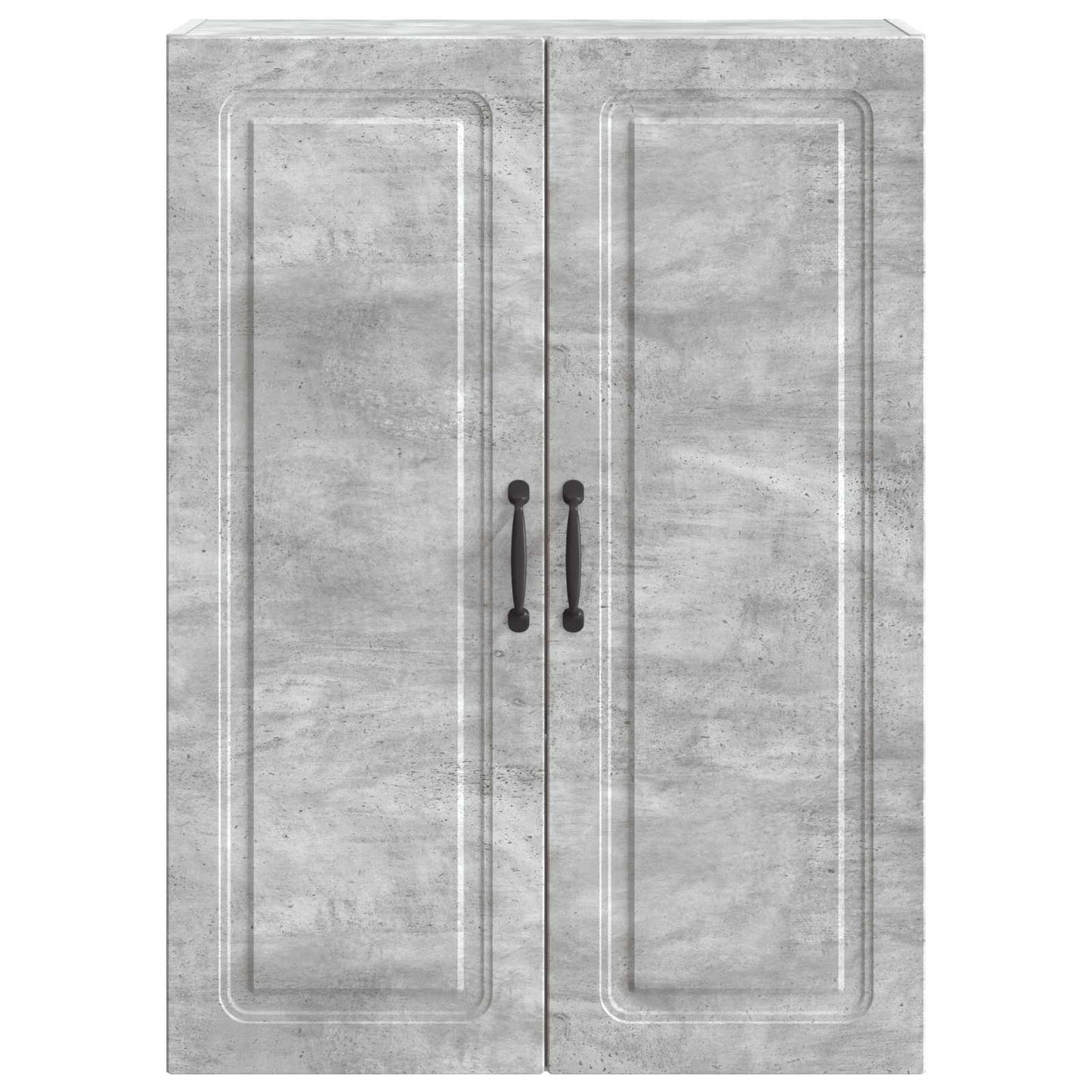 vidaXL Wall-Mounted Cabinet Concrete Grey 66 x 34.5 x 90 cm