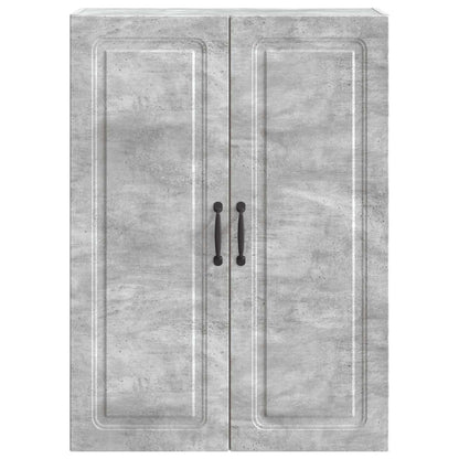 vidaXL Wall-Mounted Cabinet Concrete Grey 66 x 34.5 x 90 cm