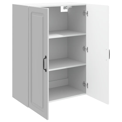 vidaXL Wall-Mounted Cabinet High Gloss White 66 x 34.5 x 90 cm