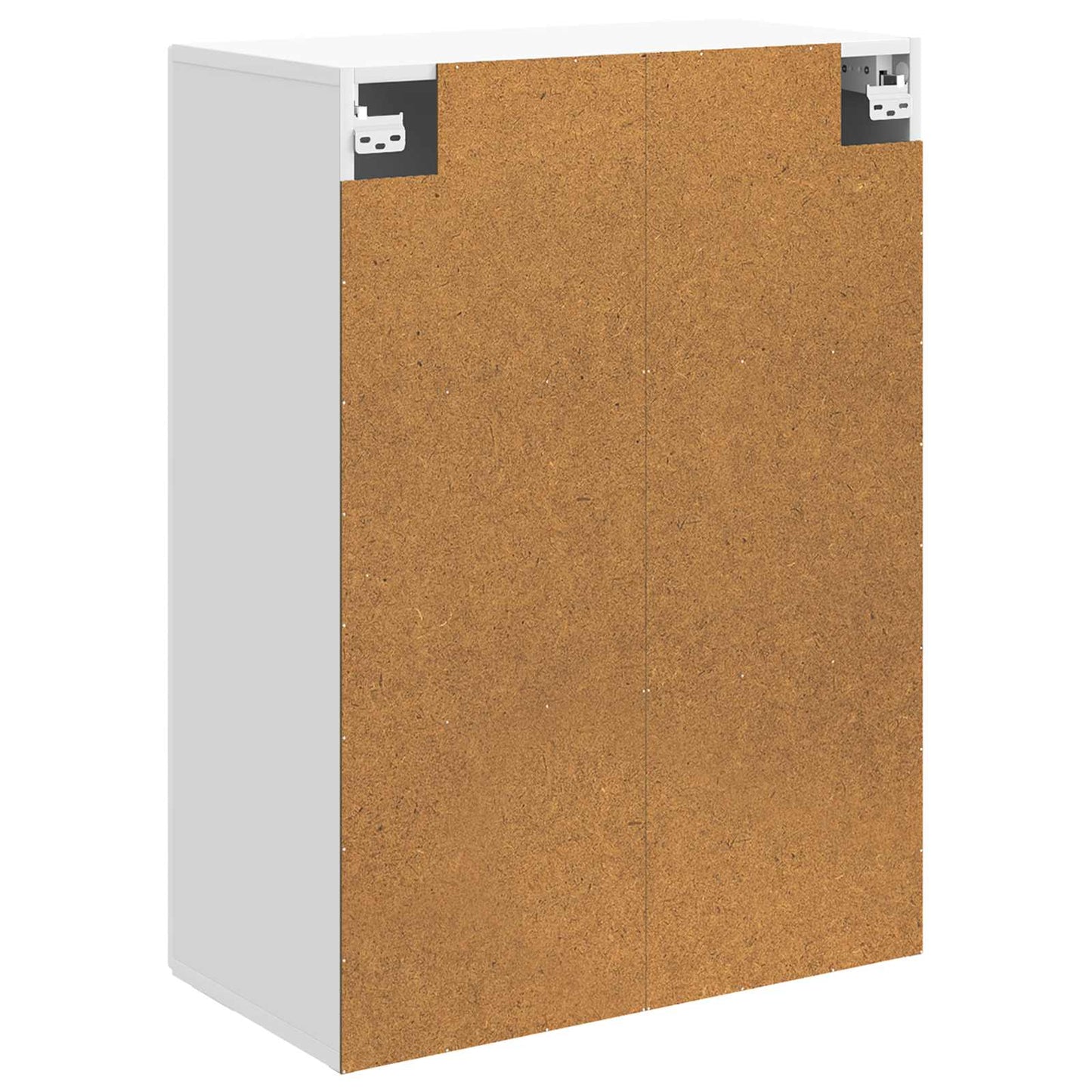 vidaXL Wall-Mounted Cabinet High Gloss White 66 x 34.5 x 90 cm
