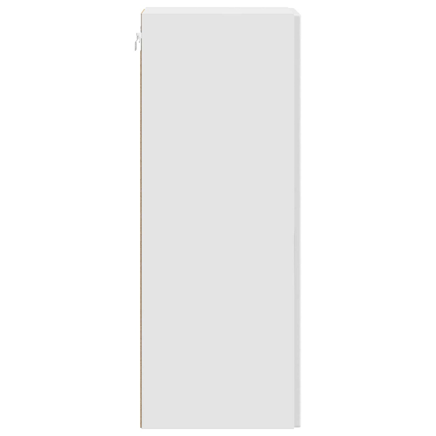 vidaXL Wall-Mounted Cabinet High Gloss White 66 x 34.5 x 90 cm