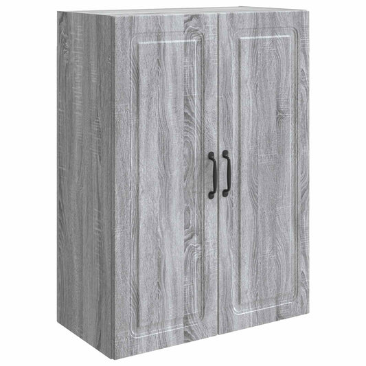 vidaXL Wall-Mounted Cabinet Grey Sonoma 66 x 34.5 x 90 cm
