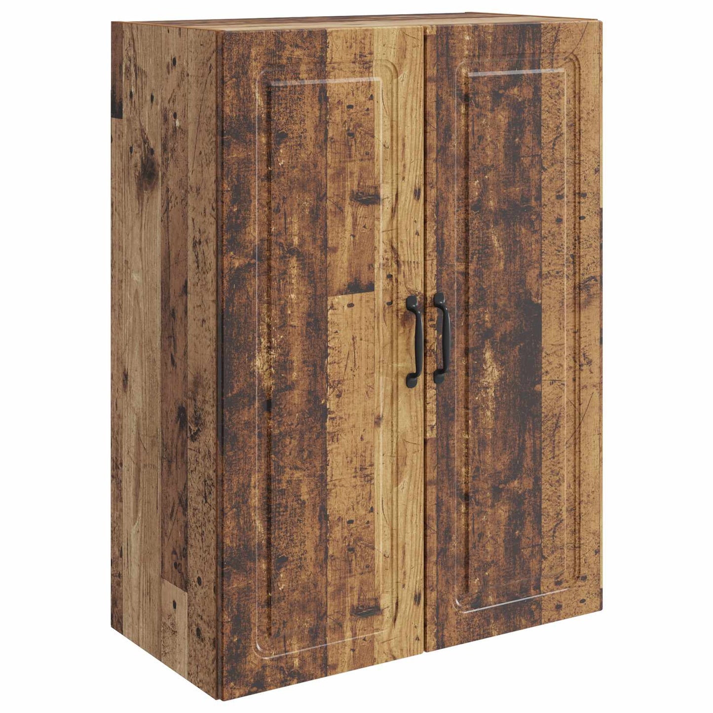 vidaXL Wall-Mounted Cabinet Old Wood 66 x 34.5 x 90 cm Engineered Wood