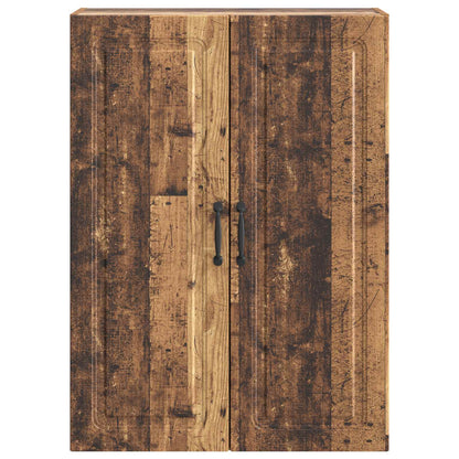 vidaXL Wall-Mounted Cabinet Old Wood 66 x 34.5 x 90 cm Engineered Wood