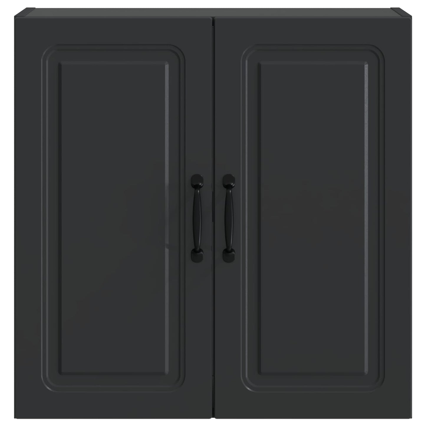 vidaXL Wall-Mounted Cabinet Black 59 x 31 x 60 cm Engineered Wood