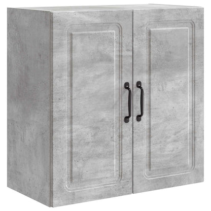 vidaXL Wall-Mounted Cabinet Concrete Grey 59 x 31 x 60 cm