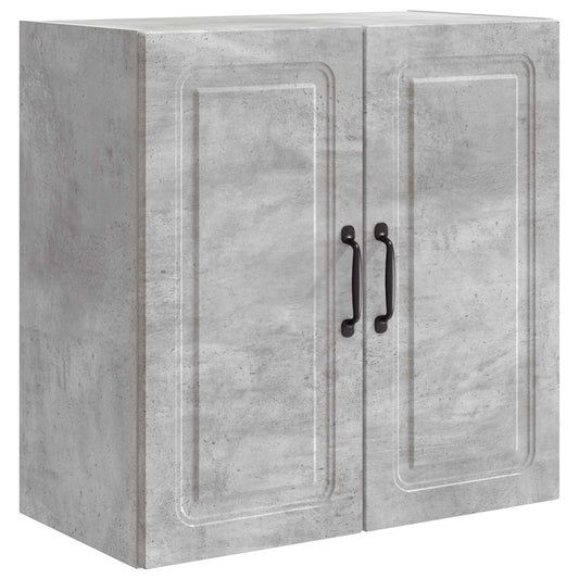 vidaXL Wall-Mounted Cabinet Concrete Grey 59 x 31 x 60 cm