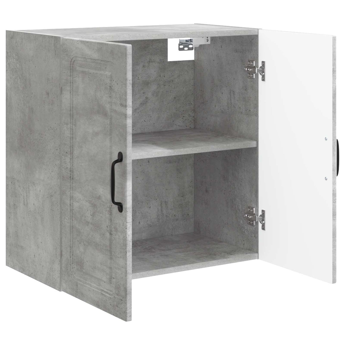 vidaXL Wall-Mounted Cabinet Concrete Grey 59 x 31 x 60 cm