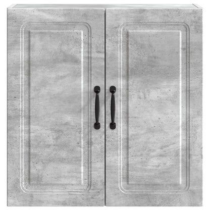 vidaXL Wall-Mounted Cabinet Concrete Grey 59 x 31 x 60 cm