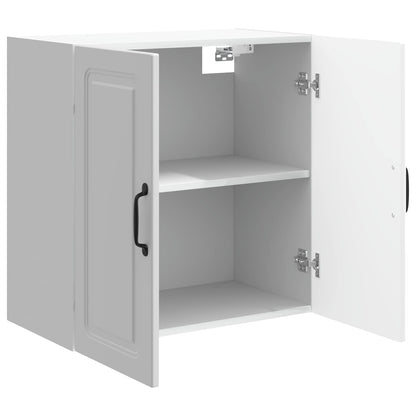vidaXL Wall-Mounted Cabinet High Gloss White 59 x 31 x 60 cm
