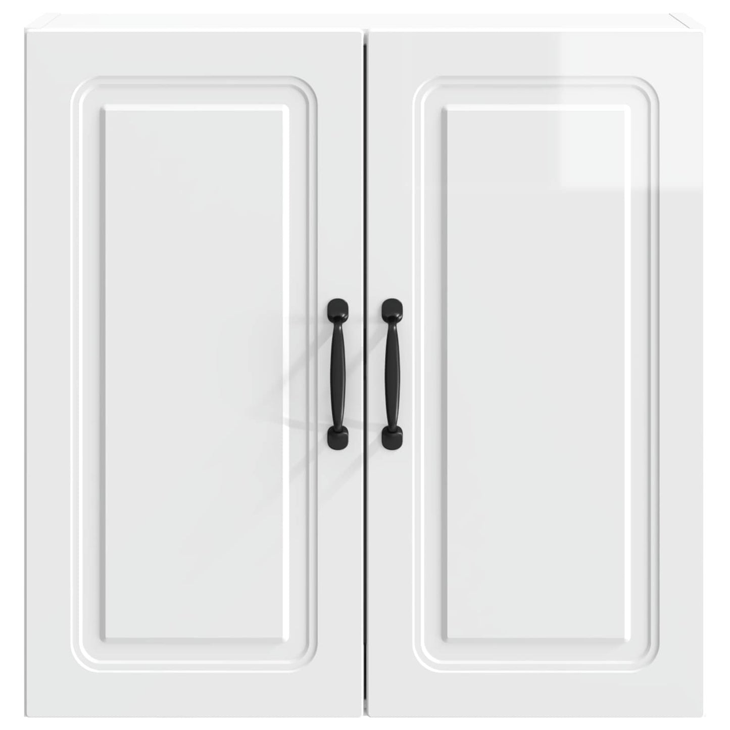 vidaXL Wall-Mounted Cabinet High Gloss White 59 x 31 x 60 cm