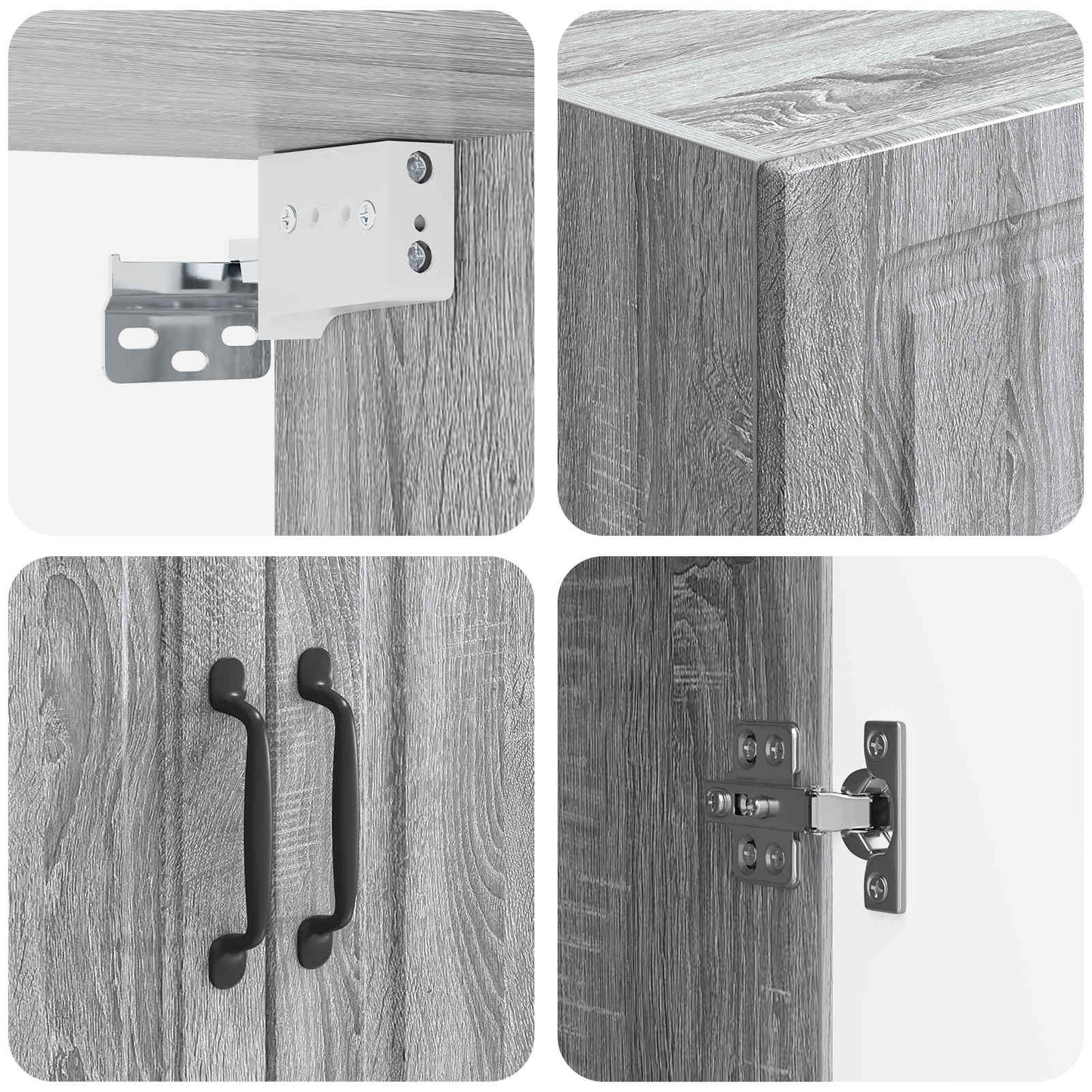 vidaXL Wall-Mounted Cabinet 59 x 31 x 60 cm Engineered Wood