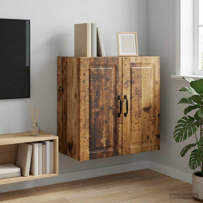 vidaXL Wall-Mounted Cabinet Old Wood 59 x 31 x 60 cm Engineered Wood