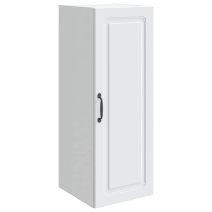 vidaXL Wall-Mounted Cabinet White 33 x 34.5 x 90 cm Engineered Wood