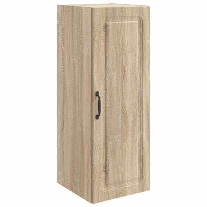 vidaXL Wall-Mounted Cabinet Sonoma Oak 33 x 34.5 x 90 cm