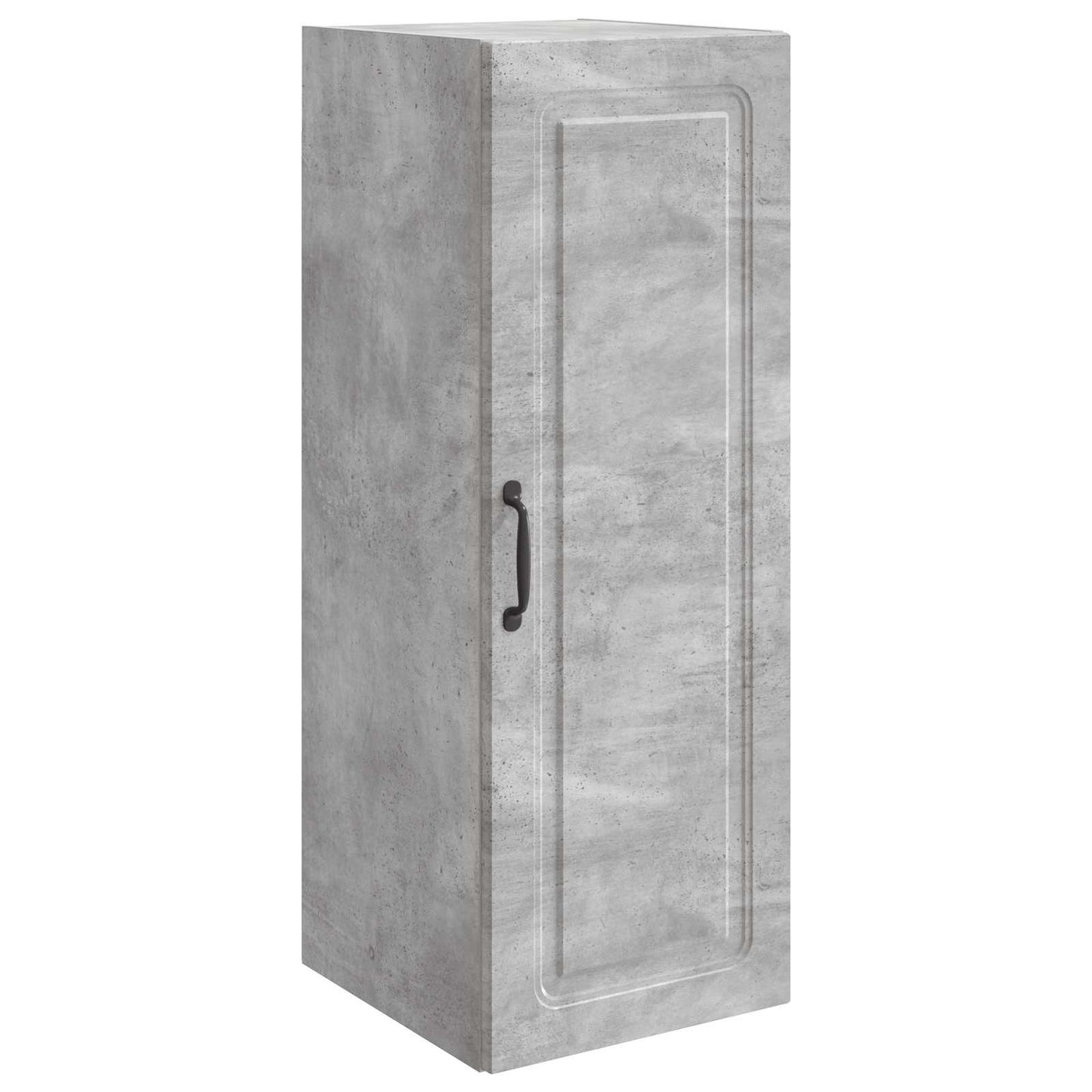 vidaXL Wall-Mounted Cabinet Concrete Grey 33 x 34.5 x 90 cm