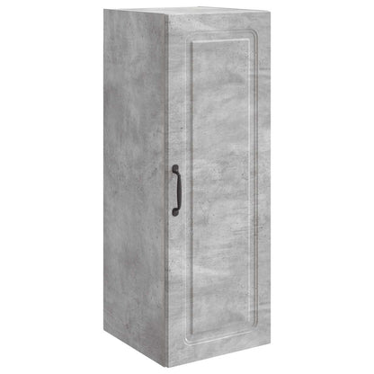 vidaXL Wall-Mounted Cabinet Concrete Grey 33 x 34.5 x 90 cm