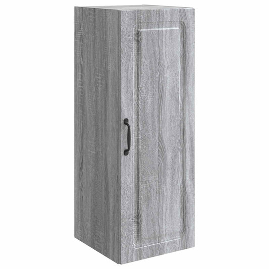 vidaXL Wall-Mounted Cabinet Grey Sonoma 33 x 34.5 x 90 cm