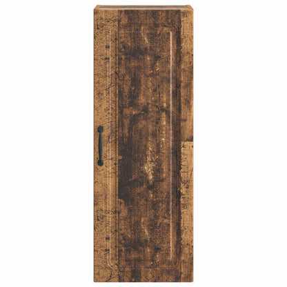 vidaXL Wall-Mounted Cabinet Old Wood 33 x 34.5 x 90 cm Engineered Wood