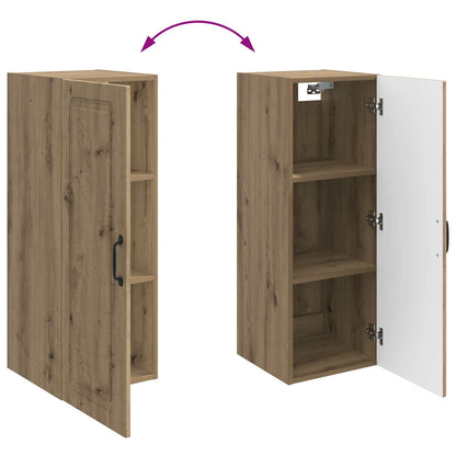 vidaXL Wall-Mounted Cabinet Artisan Oak 33 x 34.5 x 90 cm