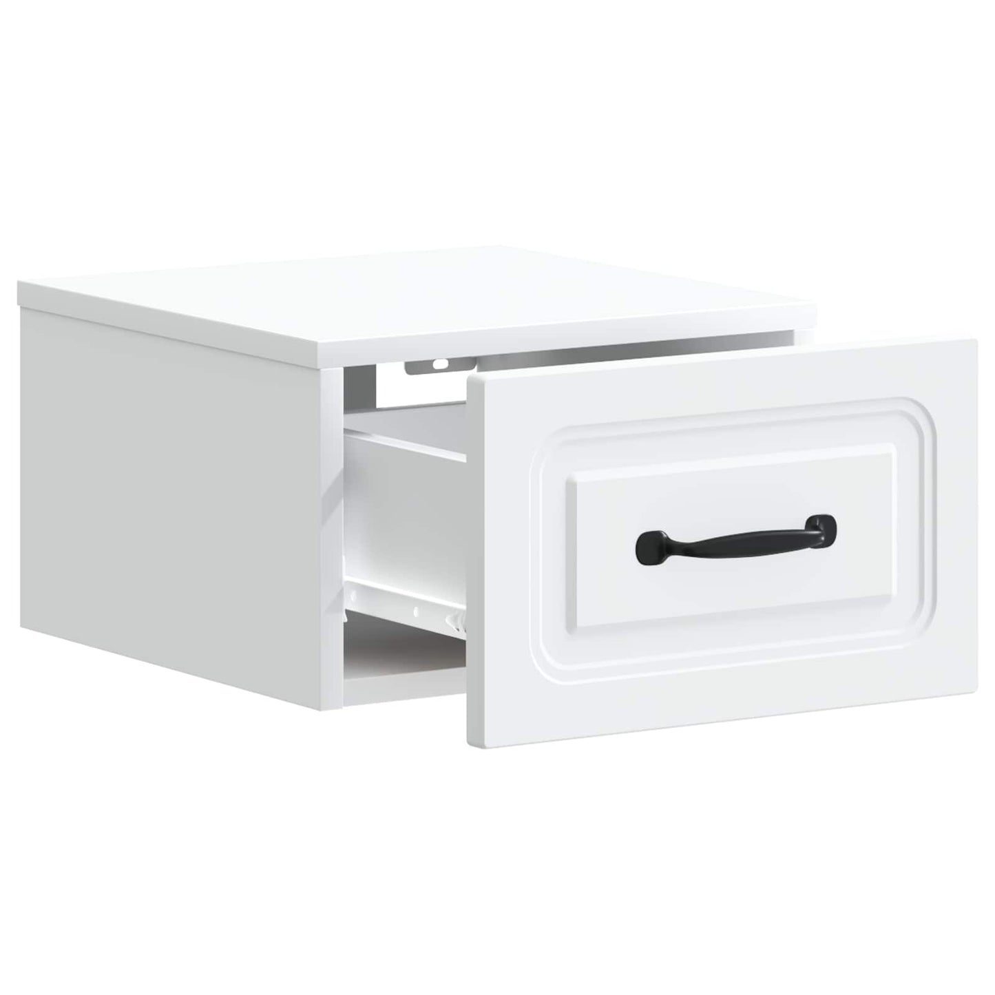 vidaXL Wall-Mounted Bedside Cabinet White 34.5 x 33 x 20 cm