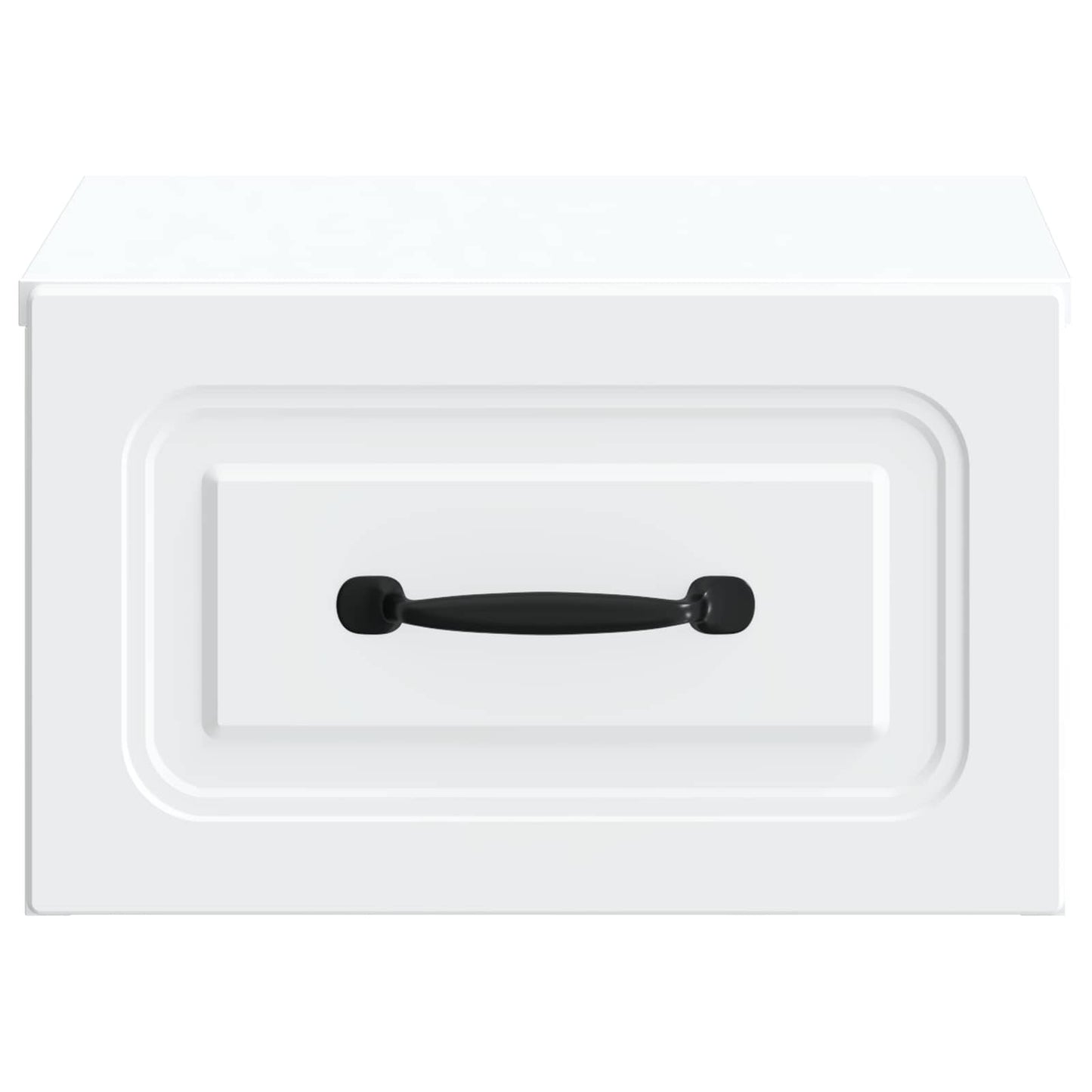 vidaXL Wall-Mounted Bedside Cabinet White 34.5 x 33 x 20 cm