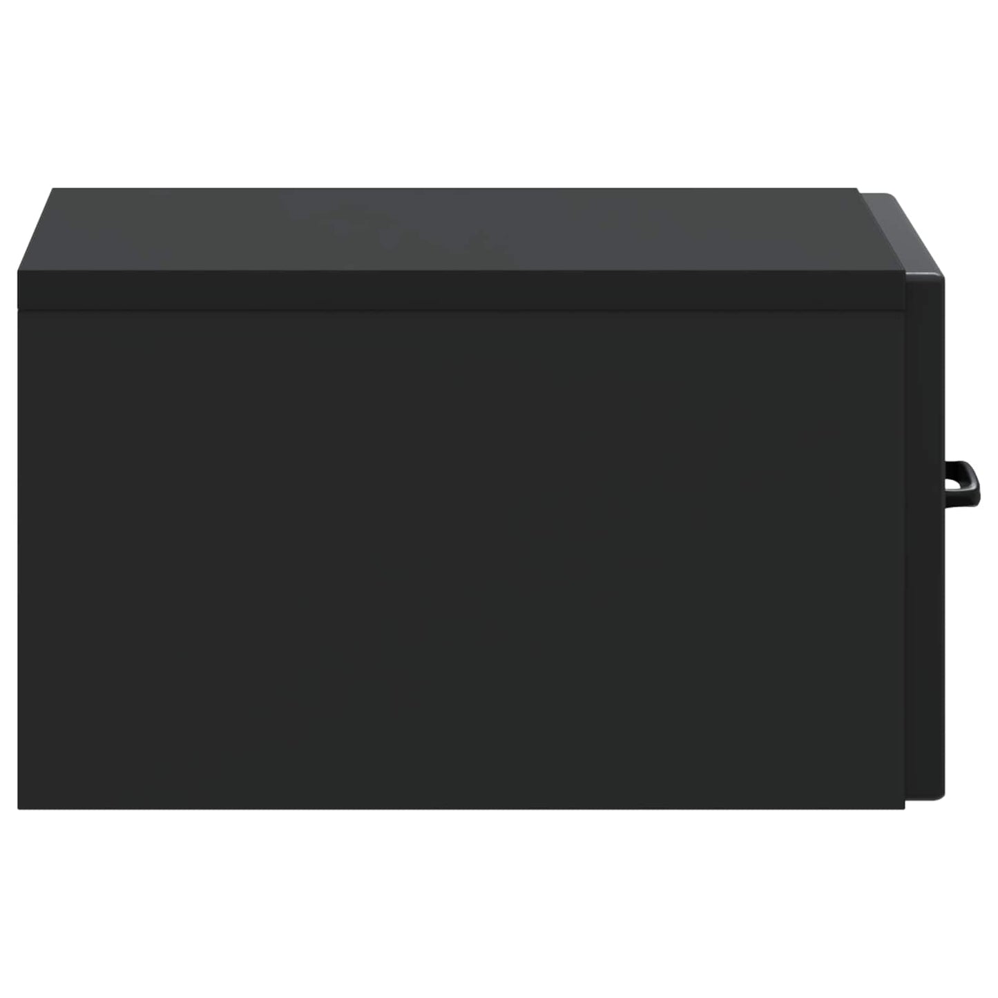 vidaXL Wall-Mounted Bedside Cabinet 2 pcs Black 34.5 x 33 x 20 cm