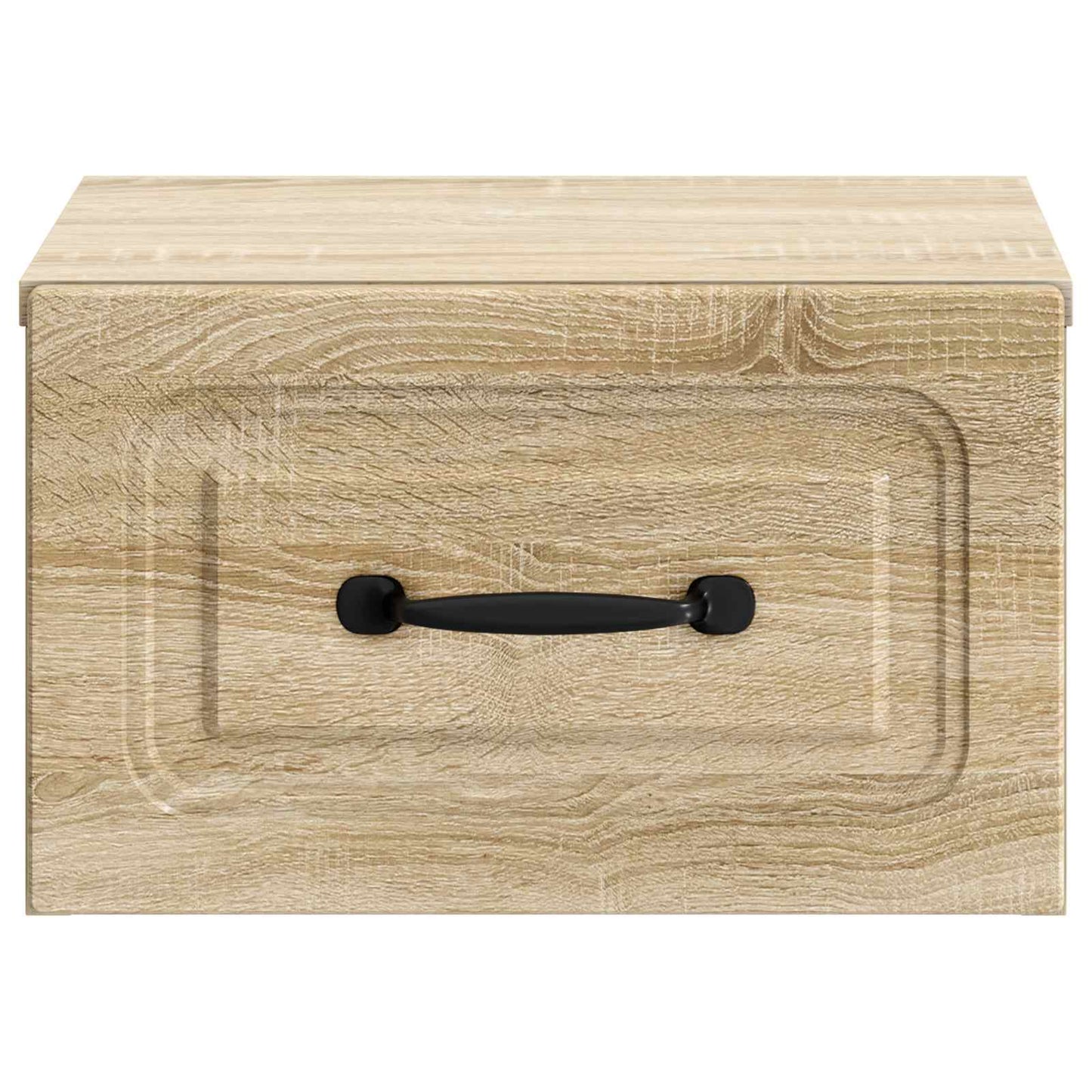 vidaXL Wall-Mounted Bedside Cabinet Sonoma Oak 34.5 x 33 x 20 cm