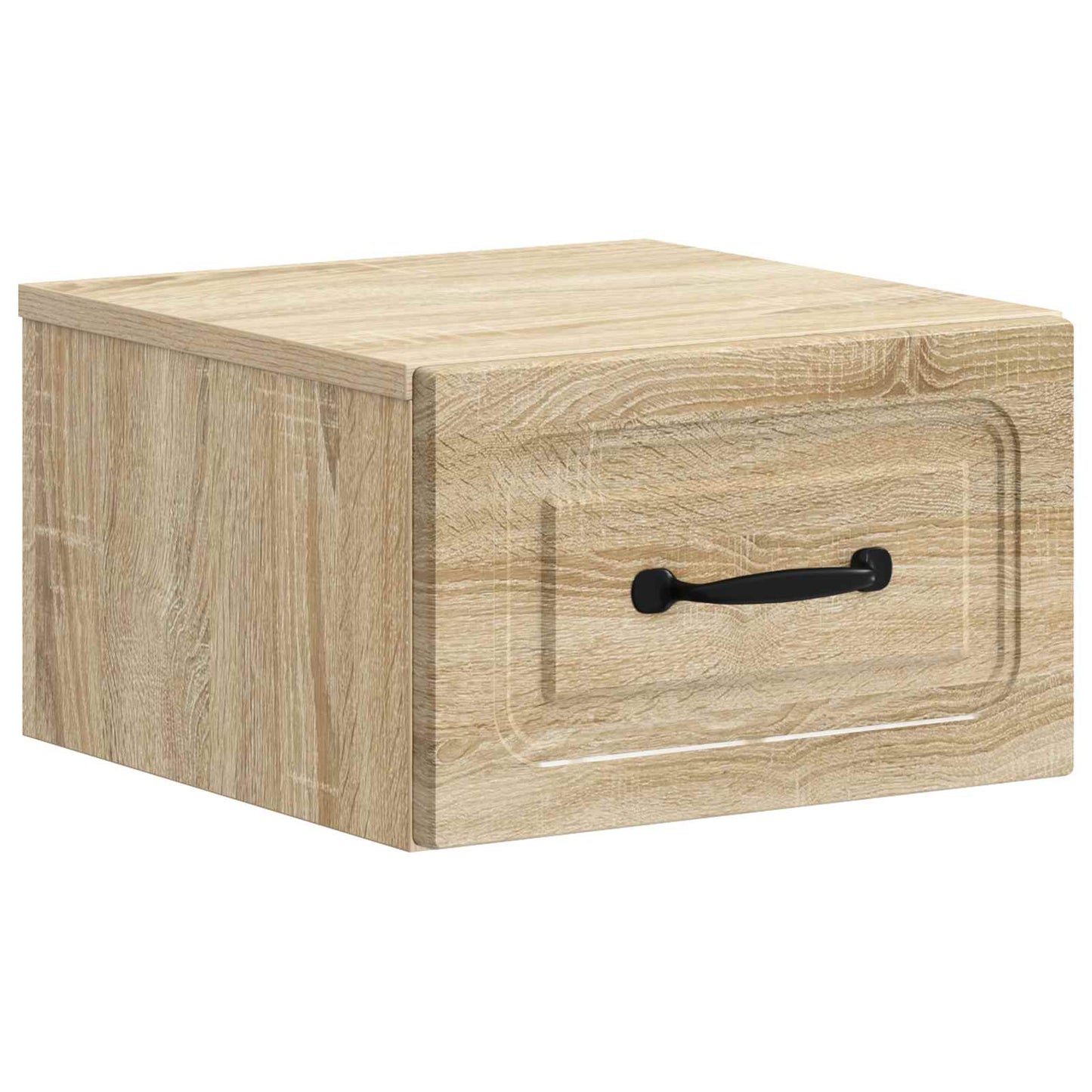 vidaXL Wall-Mounted Bedside Cabinet 2 pcs Sonoma Oak 34.5 x 33 x 20 cm