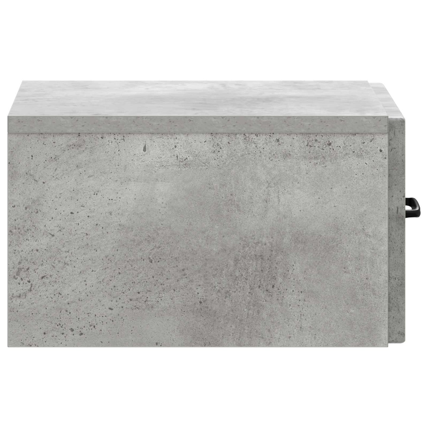 vidaXL Wall-Mounted Bedside Cabinet Concrete Grey 34.5 x 33 x 20 cm
