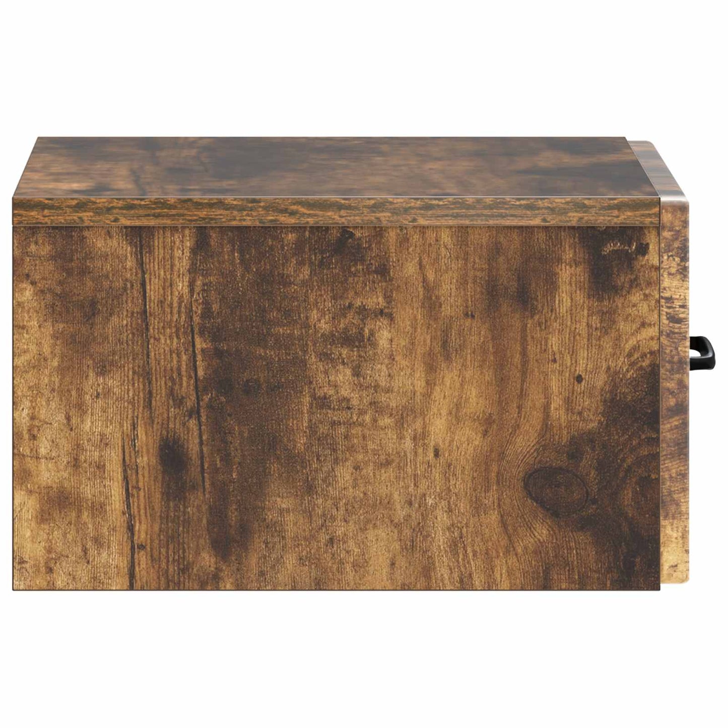 vidaXL Wall-Mounted Bedside Cabinet Smoked Oak 34.5 x 33 x 20 cm
