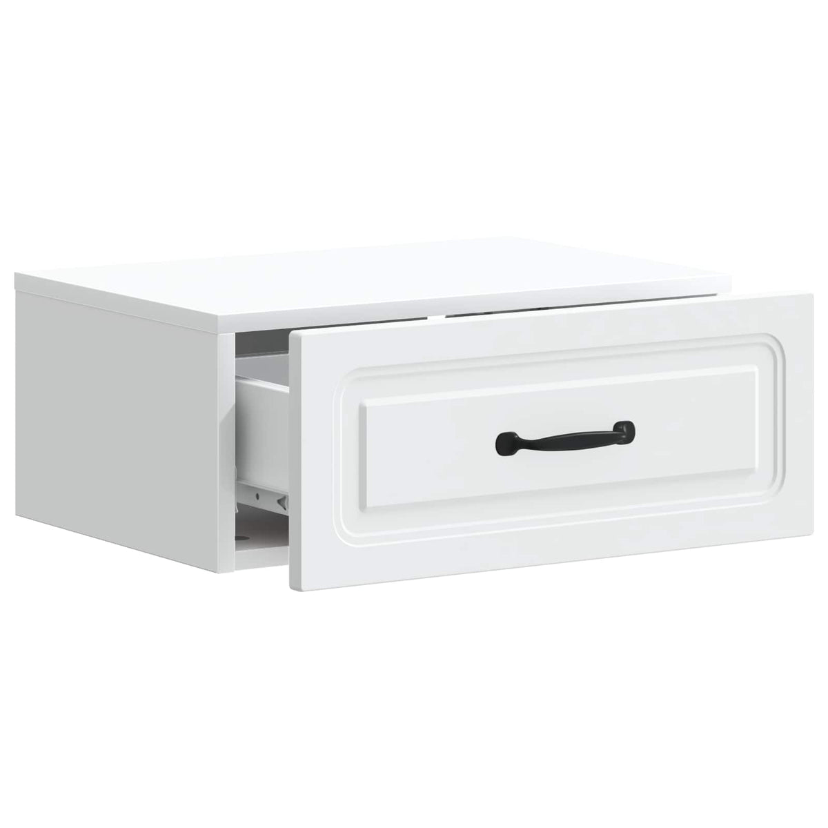vidaXL Wall-Mounted Bedside Cabinet 2 pcs White 49 x 34.5 x 20 cm