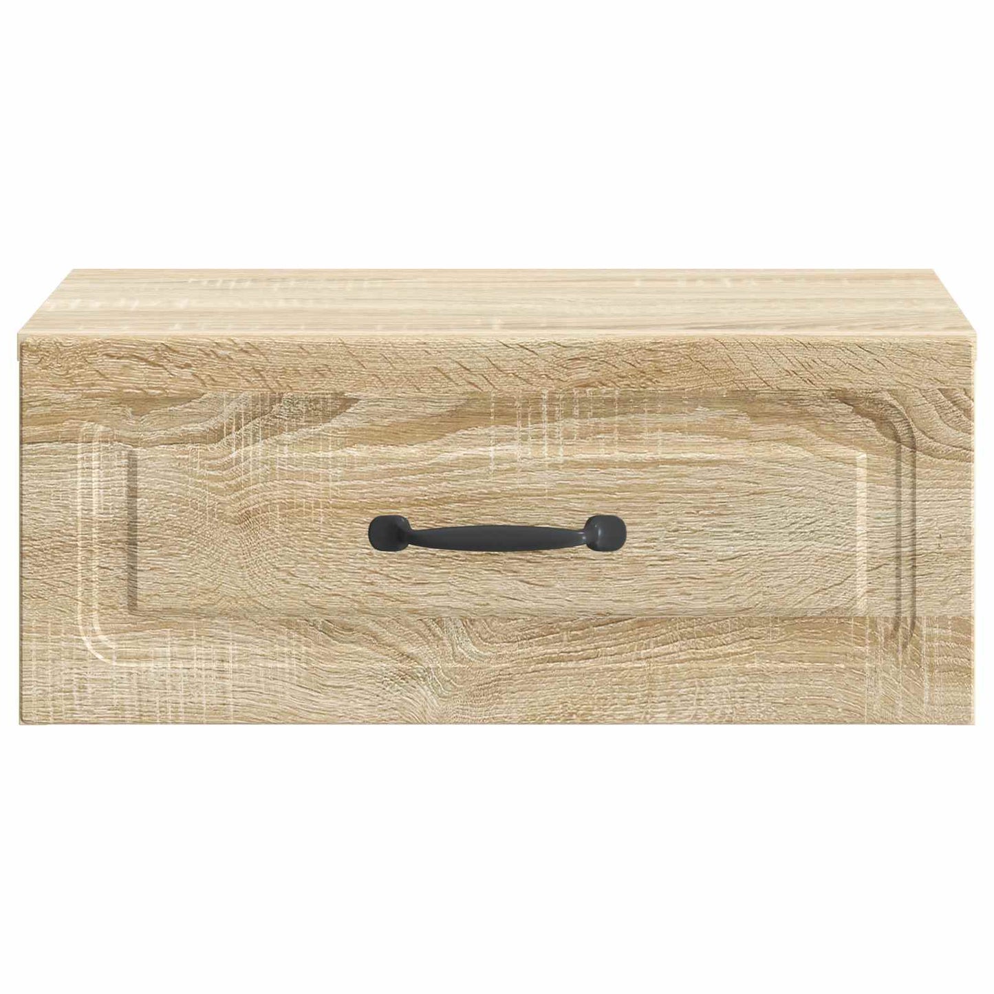 vidaXL Wall-Mounted Bedside Cabinet Sonoma Oak 49 x 34.5 x 20 cm
