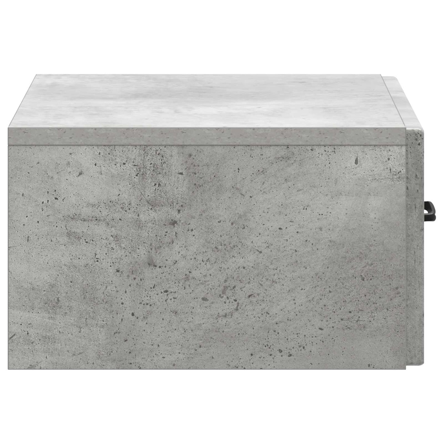vidaXL Wall-Mounted Bedside Cabinet Concrete Grey 49 x 34.5 x 20 cm