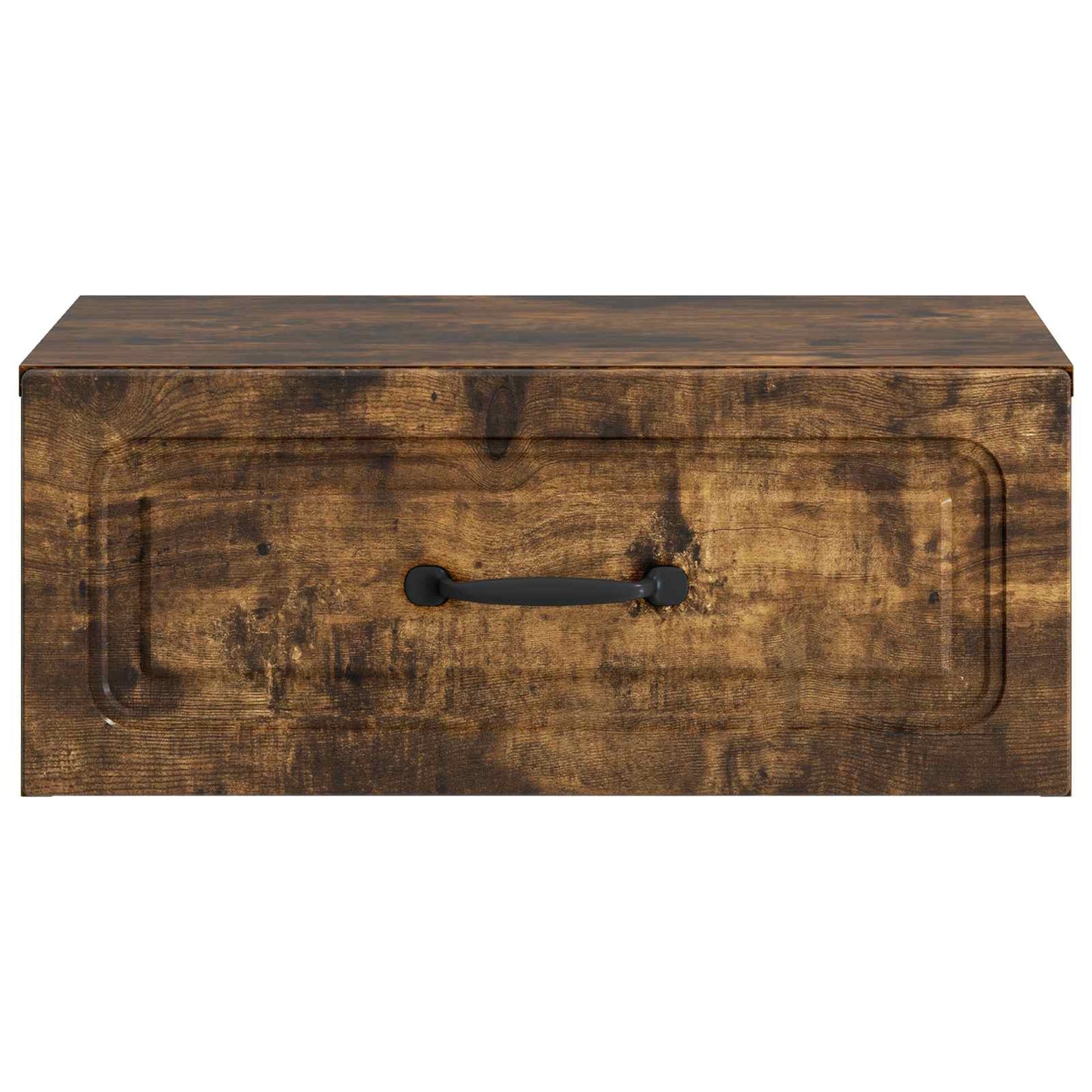 vidaXL Wall-Mounted Bedside Cabinet Smoked Oak 49 x 34.5 x 20 cm