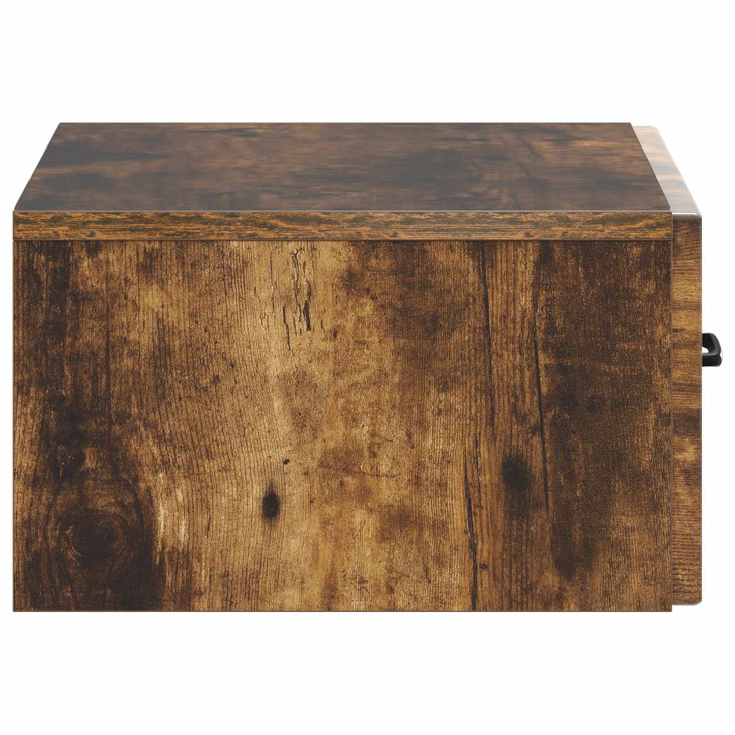 vidaXL Wall-Mounted Bedside Cabinet Smoked Oak 49 x 34.5 x 20 cm