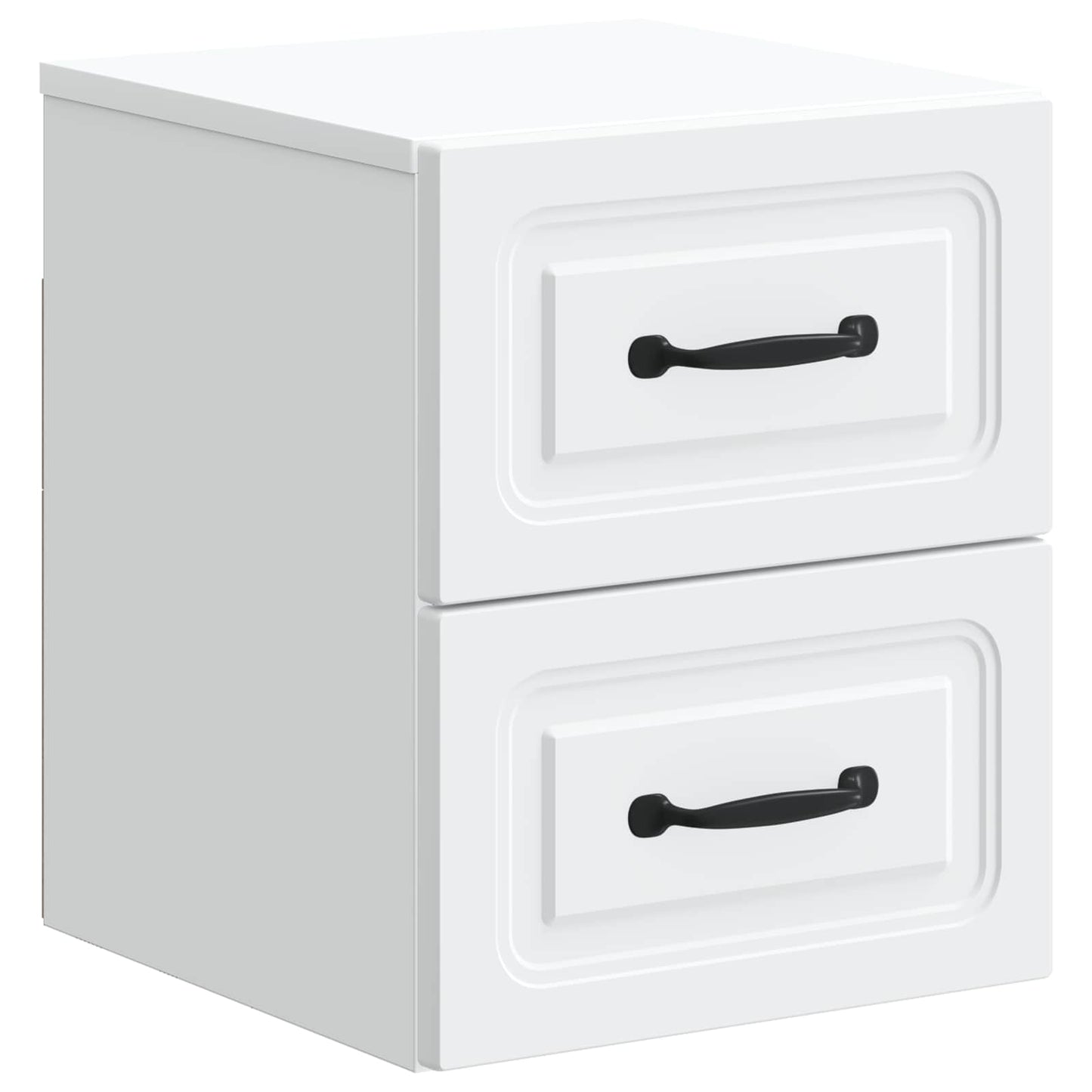 vidaXL Wall-Mounted Bedside Cabinet White 34.5 x 33 x 40 cm