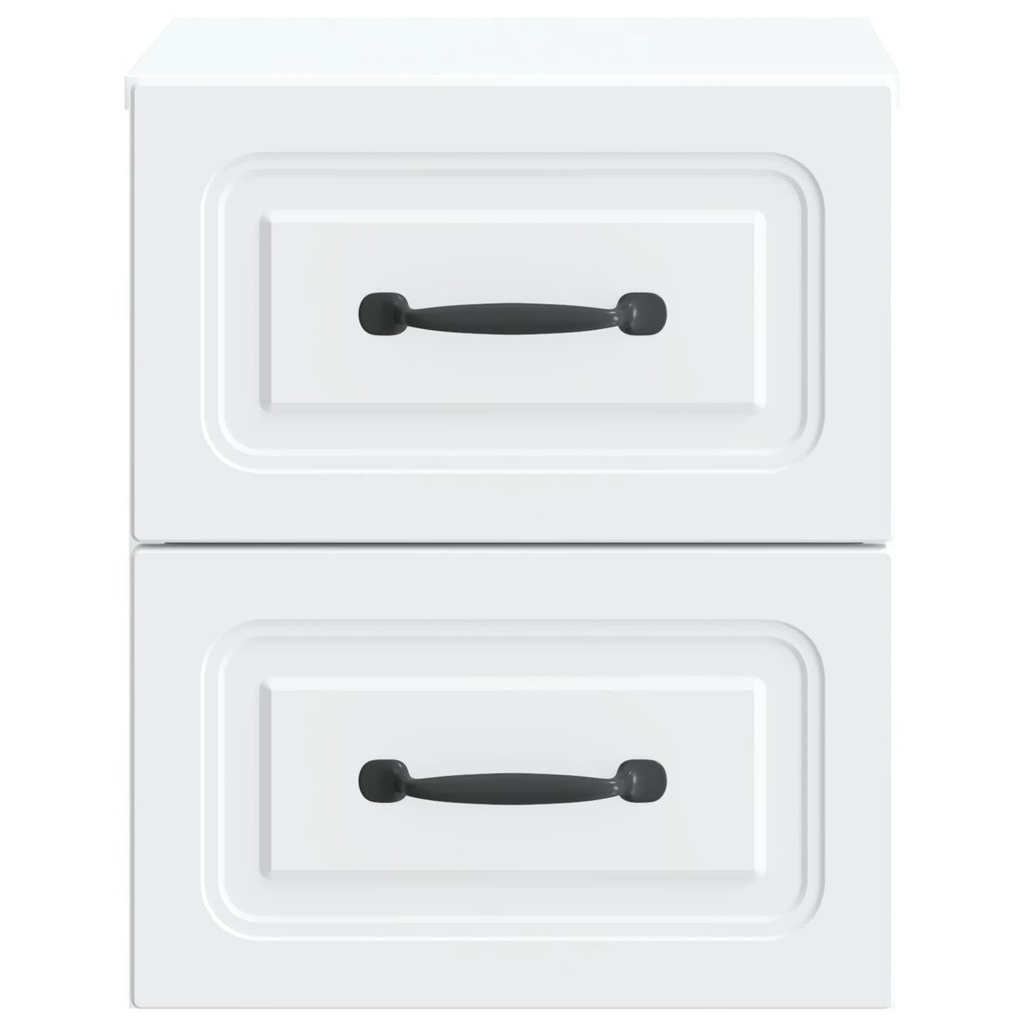 vidaXL Wall-Mounted Bedside Cabinet White 34.5 x 33 x 40 cm