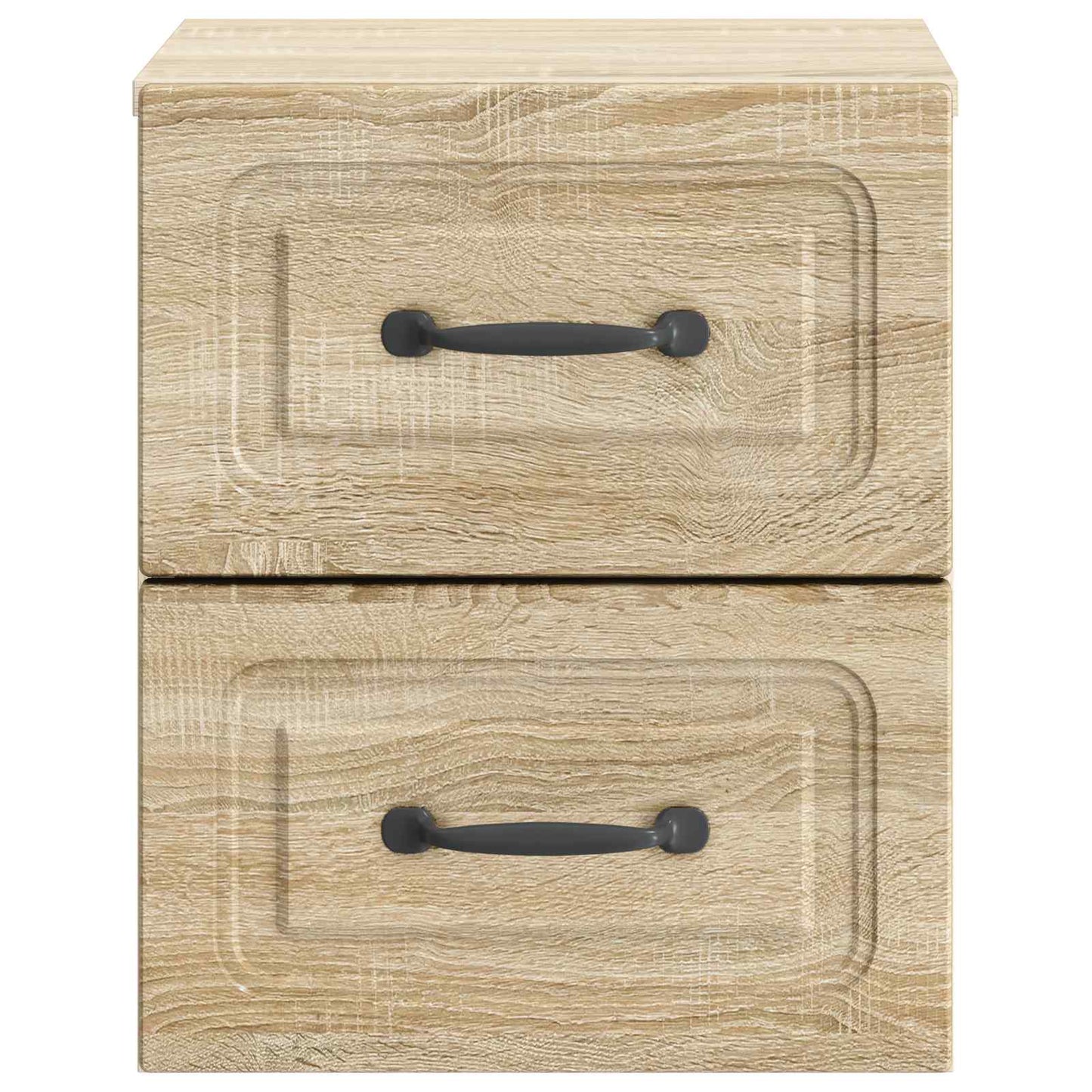 vidaXL Wall-Mounted Bedside Cabinet Sonoma Oak 34.5 x 33 x 40 cm