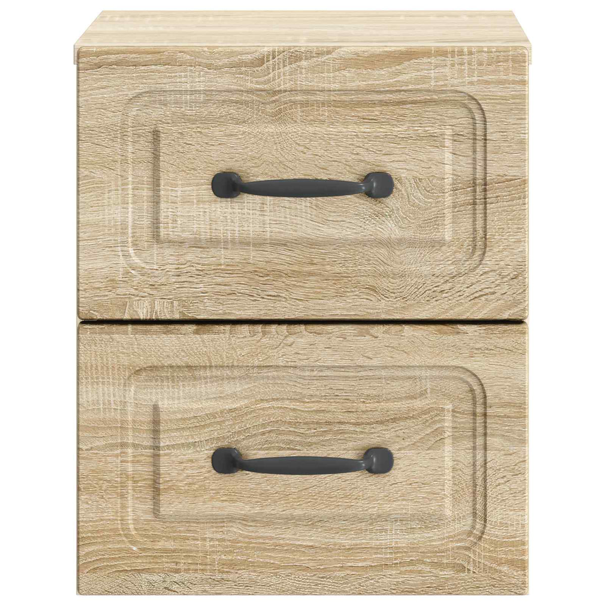 vidaXL Wall-Mounted Bedside Cabinet 2 pcs Sonoma Oak 34.5 x 33 x 40 cm