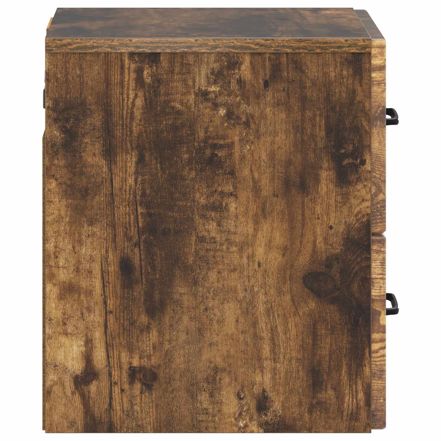 vidaXL Wall-Mounted Bedside Cabinet Smoked Oak 34.5 x 33 x 40 cm