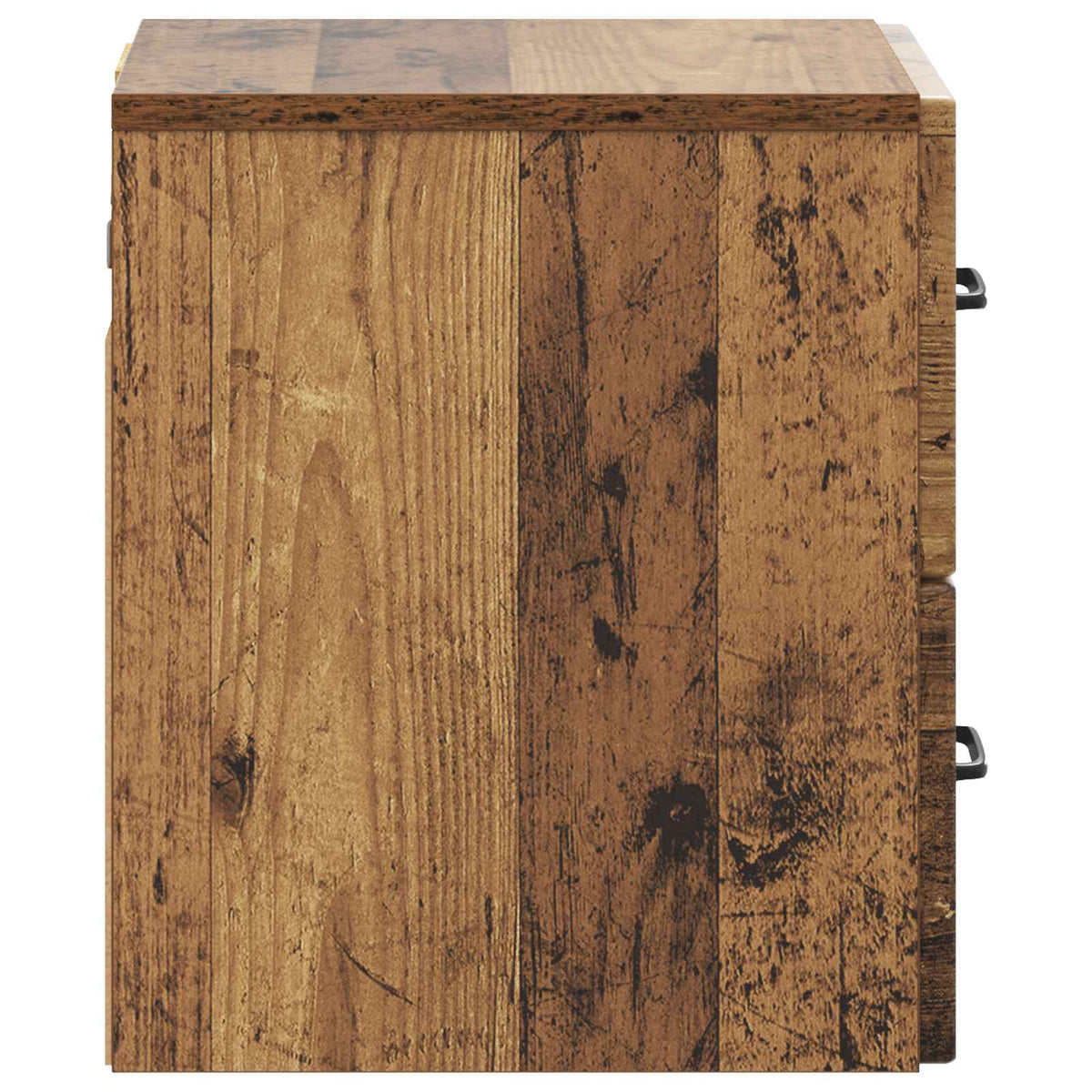 vidaXL Wall-Mounted Bedside Cabinet Old Wood 34.5 x 33 x 40 cm