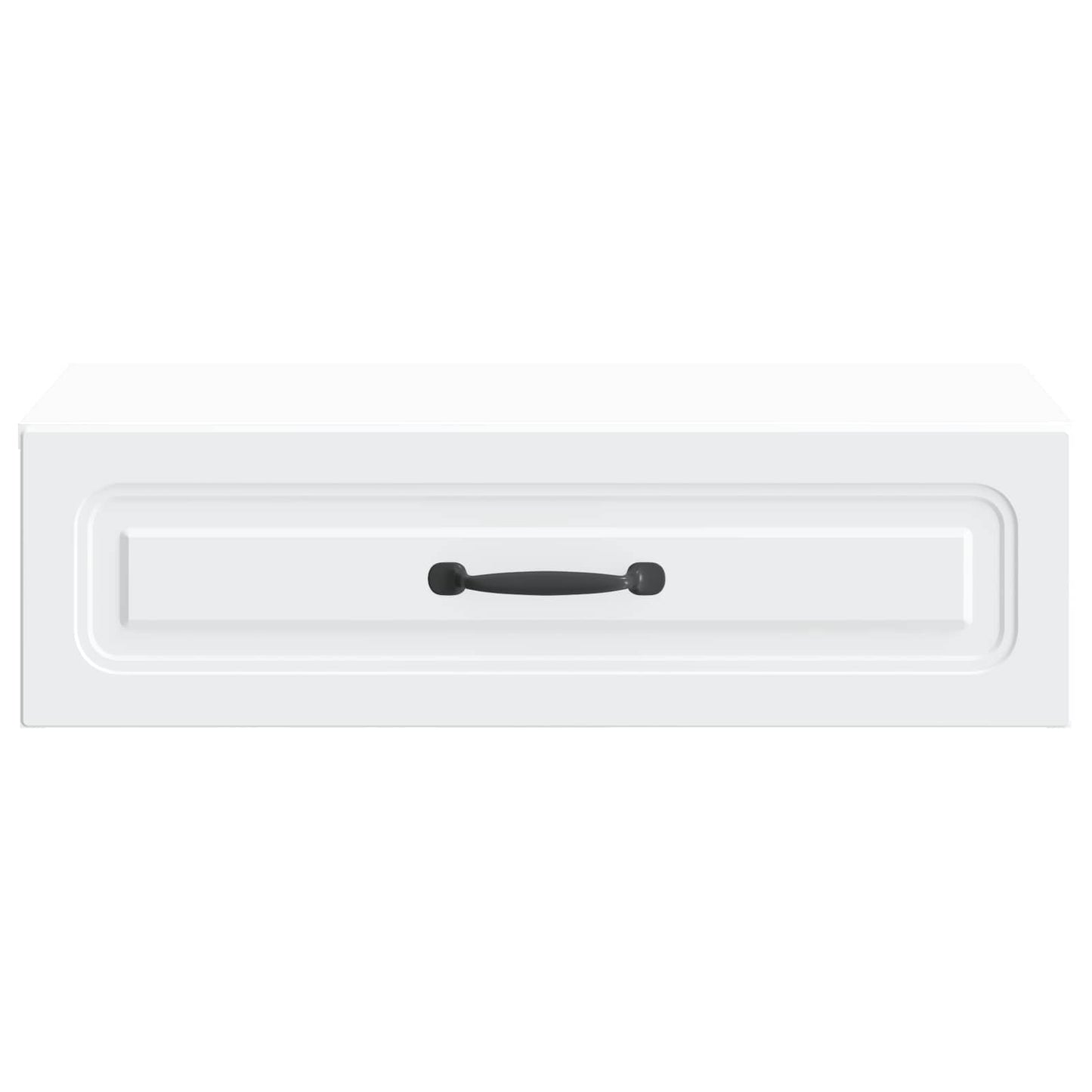 vidaXL Wall-Mounted Side Table White 59 x 34.5 x 17 cm Engineered Wood