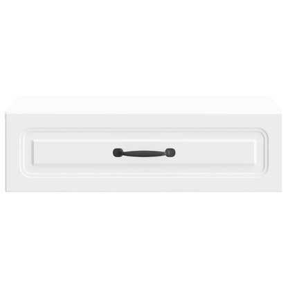 vidaXL Wall-Mounted Side Table White 59 x 34.5 x 17 cm Engineered Wood