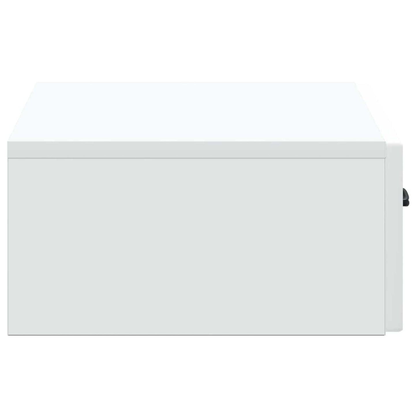 vidaXL Wall-Mounted Side Table White 59 x 34.5 x 17 cm Engineered Wood